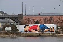 Francoforte: murale dedicato a Alan Kurdi (https://it.wikipedia.org/wiki/Morte_di_Alan_Kurdi)