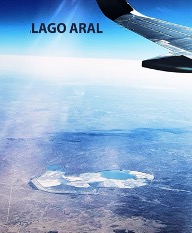 Il Lago Aral visto dall'alto