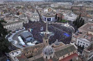 Piazza del Popolo, 15 marzo 2025