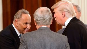 Chuck Shumer e Donald Trump