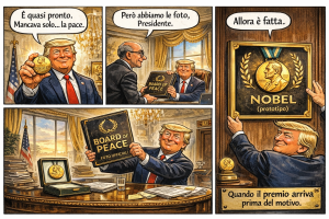 Il Presidente Trump si prepara al Nobel