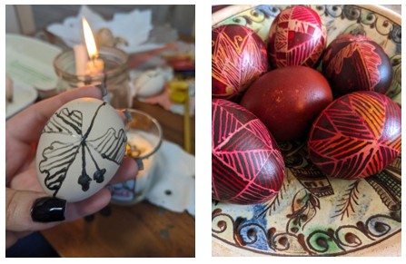Uova decorate tradizionali (pysanky). Foto di Ivanna Stef’iuk
