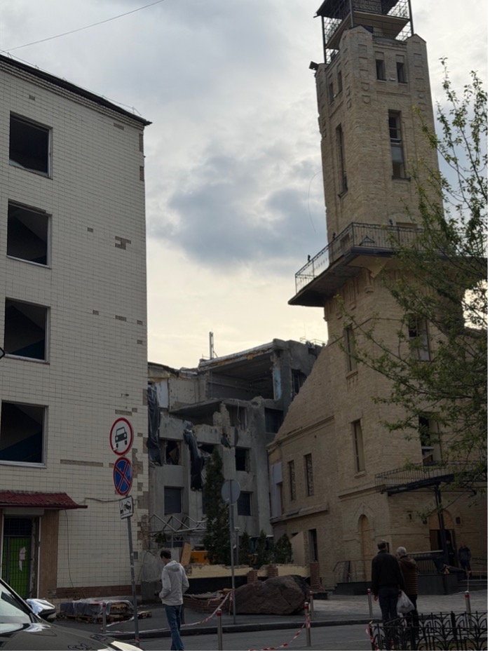 Il Museo di Čornobyl’ distrutto.Kyiv, 24.05.2026. Foto: Iryna Medved.