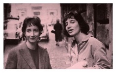 Lorenza e Paola Mazzetti a Roma nel 1960