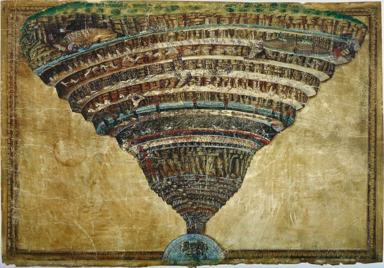 La credibilità tradita e calpestata La voragine infernale di Botticelli