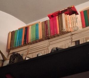 Il tempo dietro la polvere libri su mensola