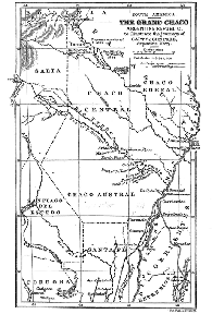 Il rio Pilcomayo e il Bermejo nascono dalle pendici delle Ande, attraversano la pianura del Gran Chaco e sboccano nel rio Paraguay
