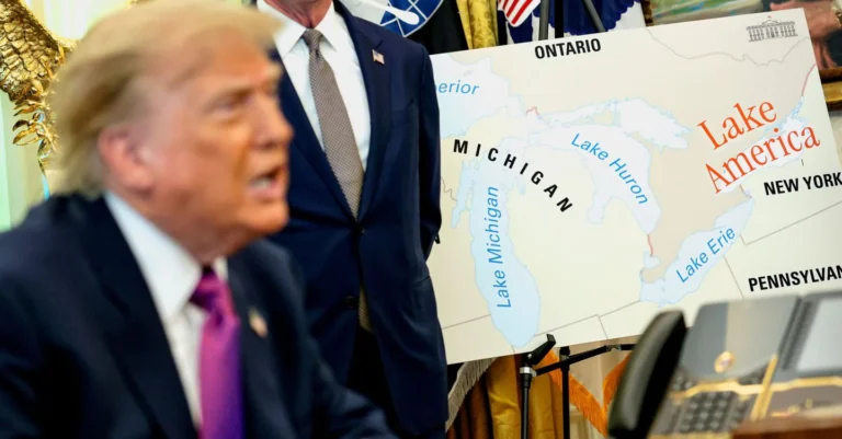 Trump attacca il Canada dalle acque del lago Trump Canada dazi