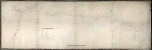 Carta del rio Bermejo, redatta da Lavarello a seguito del suo viaggio del 1855.