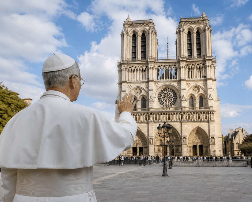 Papa Leone in Francia rilancia l’Europa Papa Leone Europa